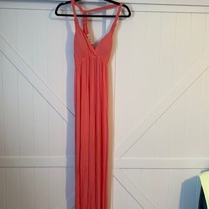 Coral Maxi Dress